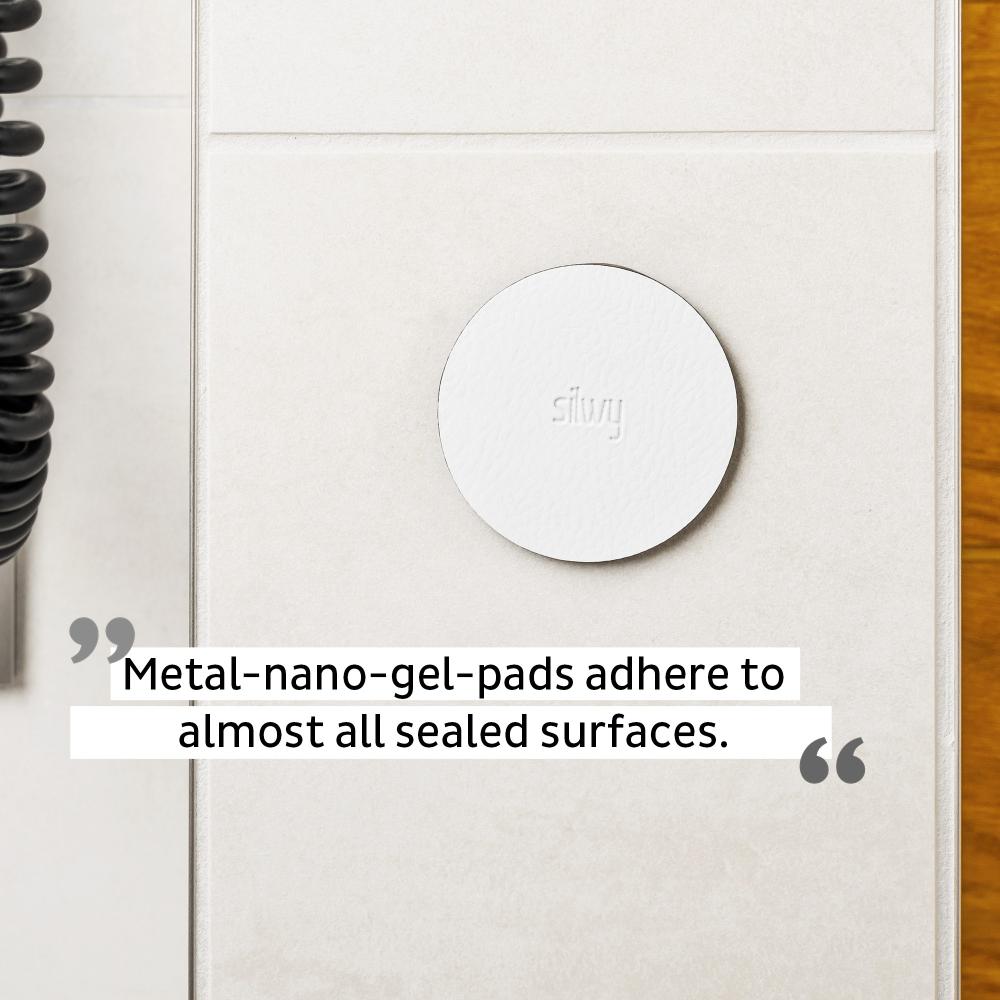 Magnetisk krok Clever m/ hvit krok/pad