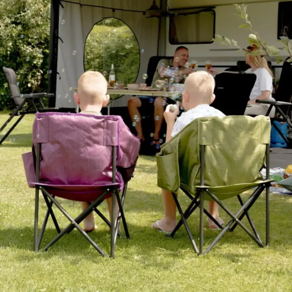 Stol Travellife Lago barnestol foldbar grønn