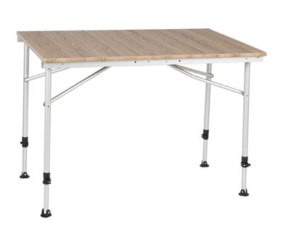 Campingbord Sorrento Honeycomb Uttrekkbar 100/140/180x70 cm brun