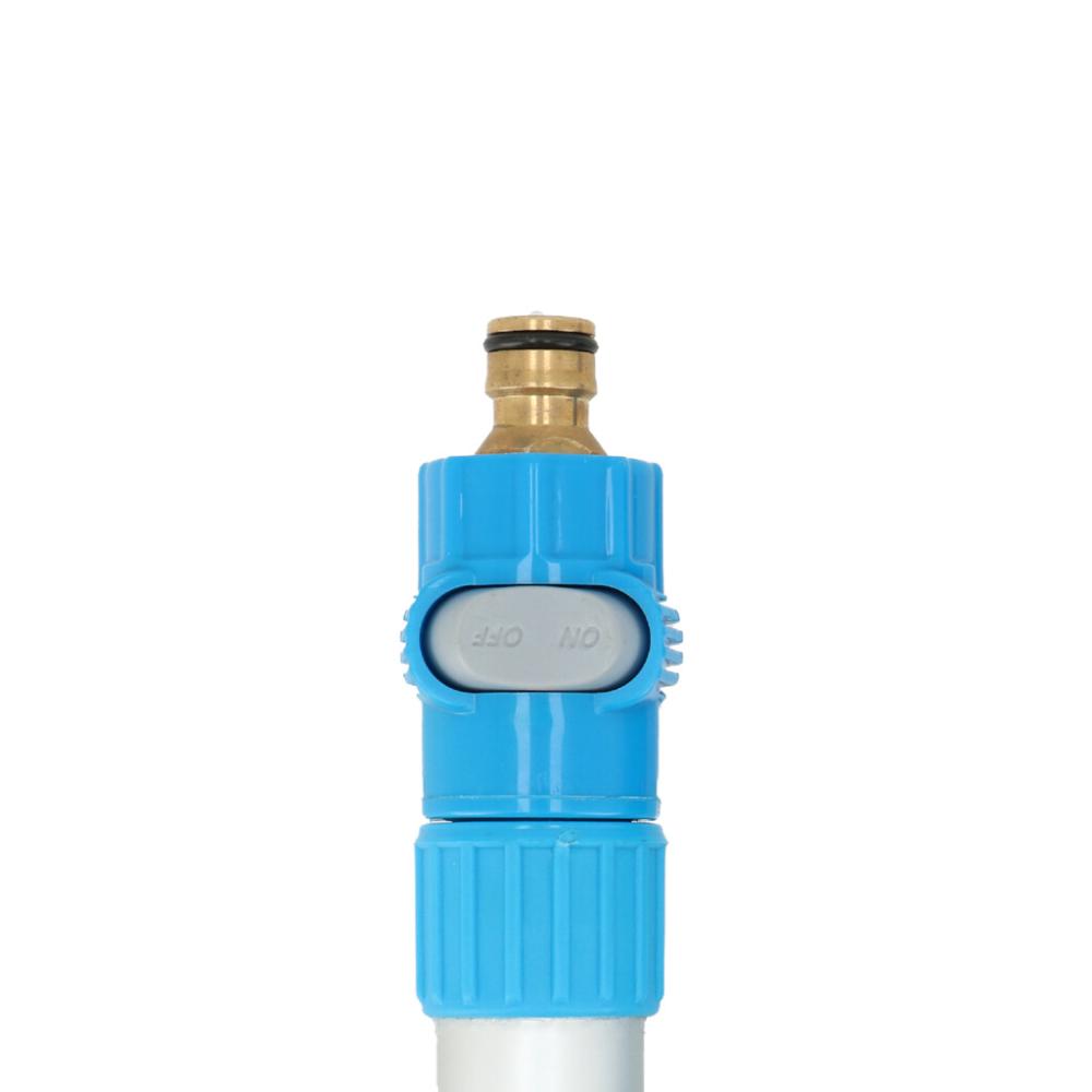 Vaskebørste teleskop Pro Vinkel m/gardena tilkob. blå Travellife