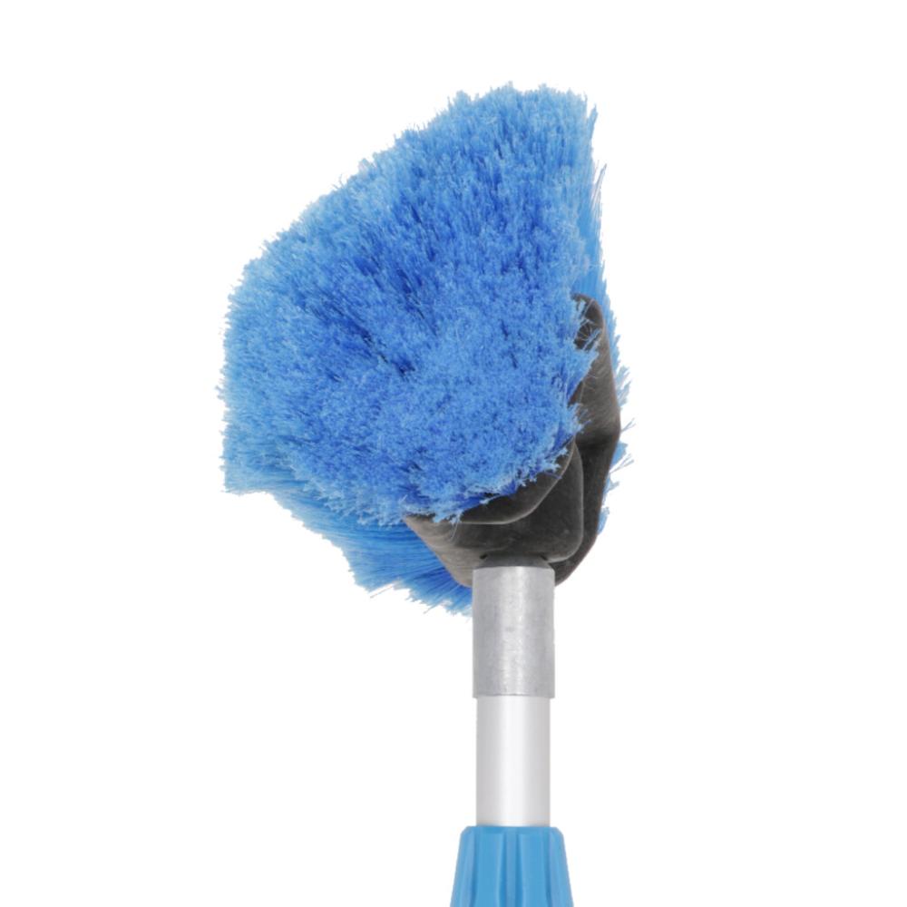 Vaskebørste teleskop Plus m/gardena tilkob. blå Travellife