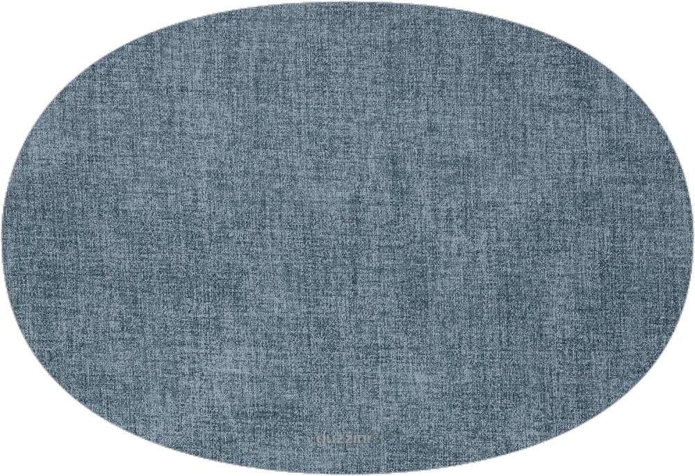 Bordbrikke Oval Sjøblå 48x33 cm Guzzini