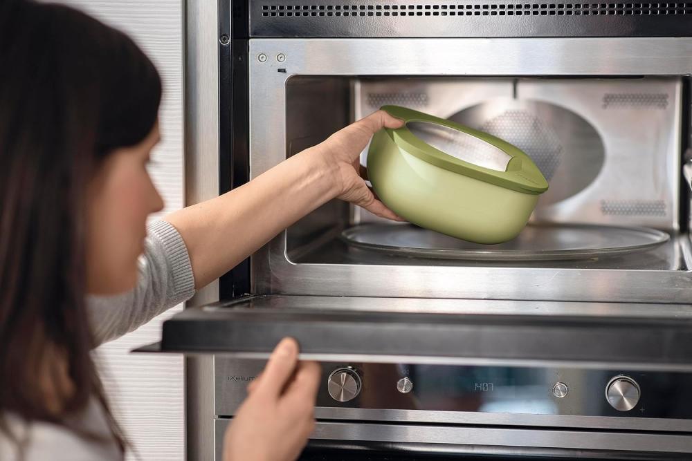 Bollesett med lokk Store&amp;More Bio LAV Grønn/Gul/Rosa Guzzini (3 stk)