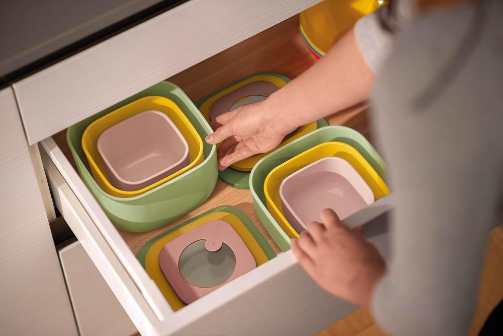 Bollesett med lokk Store&amp;More Bio HØY Gr