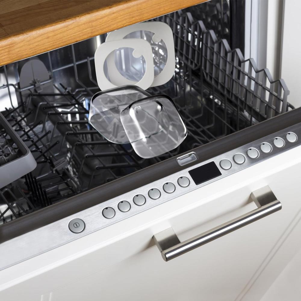 Bollesett med lokk Store&amp;More Glass transpa