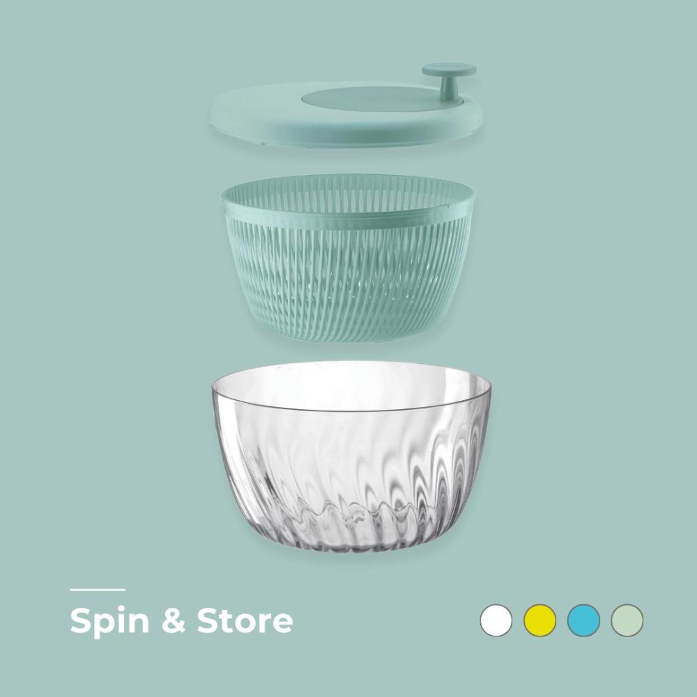 Salatspinner Spin&amp;Store Ø26cm Hvit Guzzini