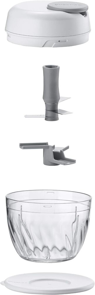 Grønnsakskutter Chop&amp;Store Ø11,5 cm Hvit