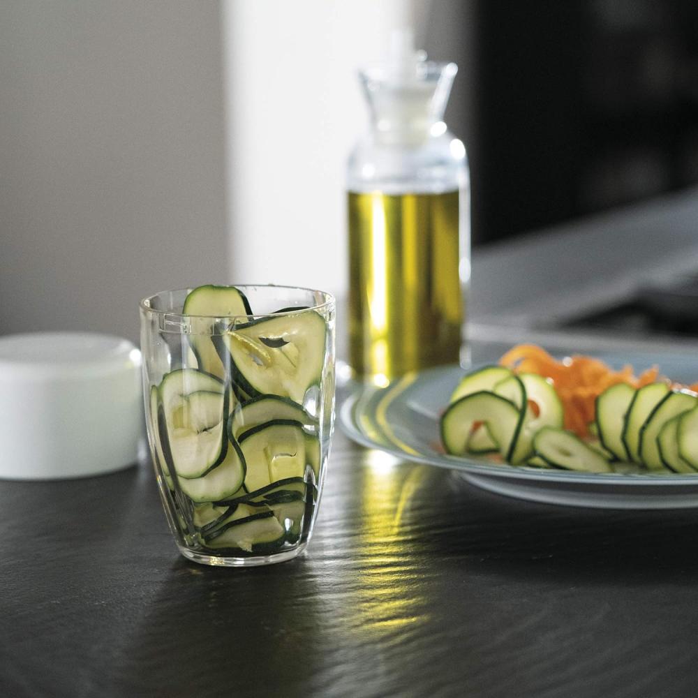 Grønnsakskutter Spiralize&amp;Store Ø9 cm Hvit