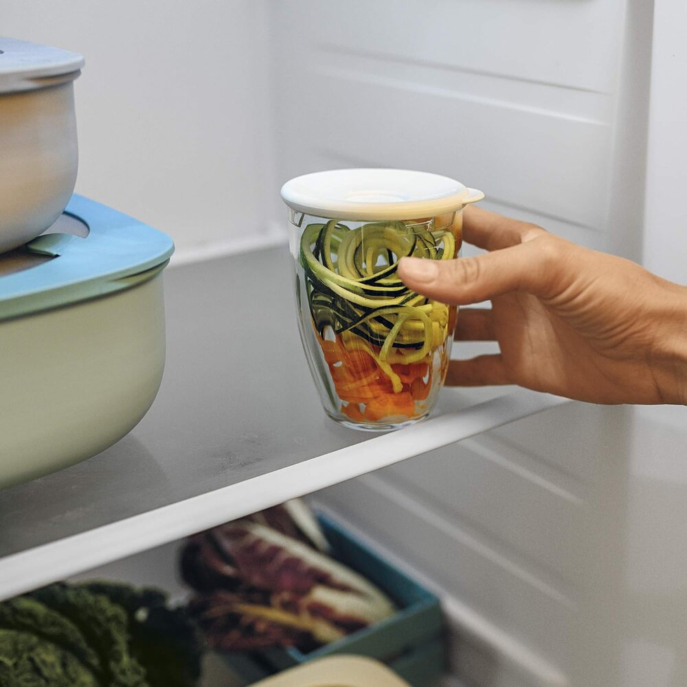 Grønnsakskutter Spiralize&amp;Store Ø9 cm Hvit