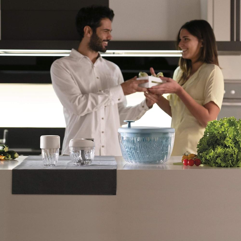 Grønnsakskutter Spiralize&amp;Store Ø9 cm Hvit