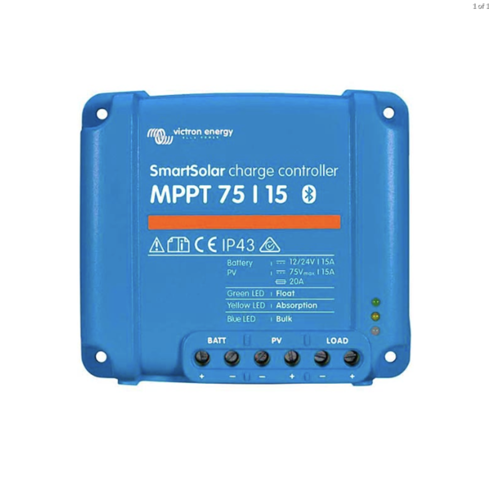Solcelleregulator Victron SmartSolar 75/15 MPPT 220W