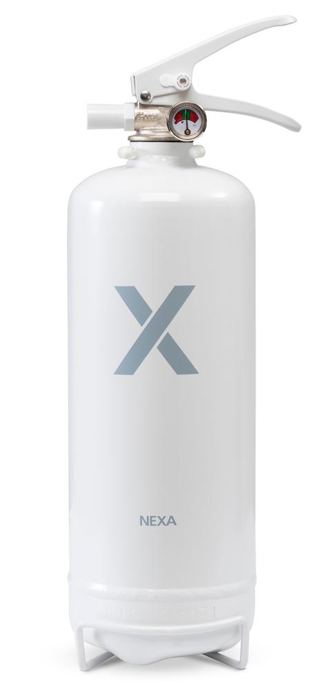 Brannslukningsapparat 2 kg Nexa hvit PD2