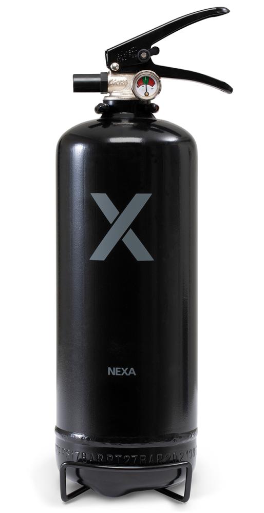 Brannslukningsapparat 2 kg Nexa sort PD2