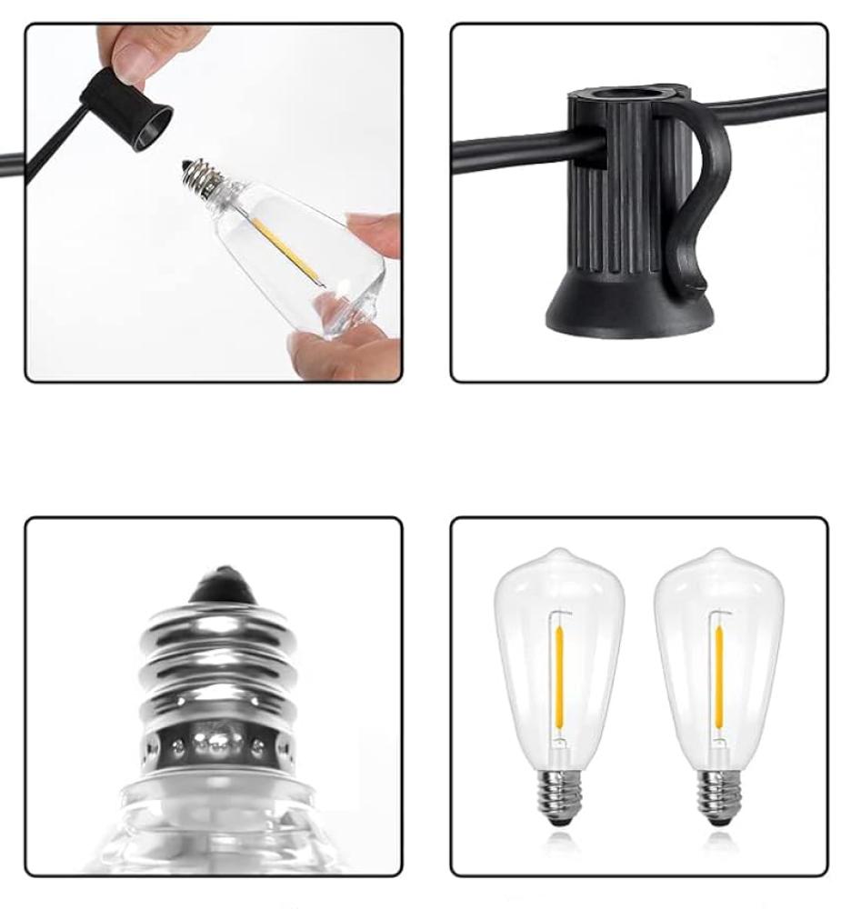 Lyslenke m/solcelle LED