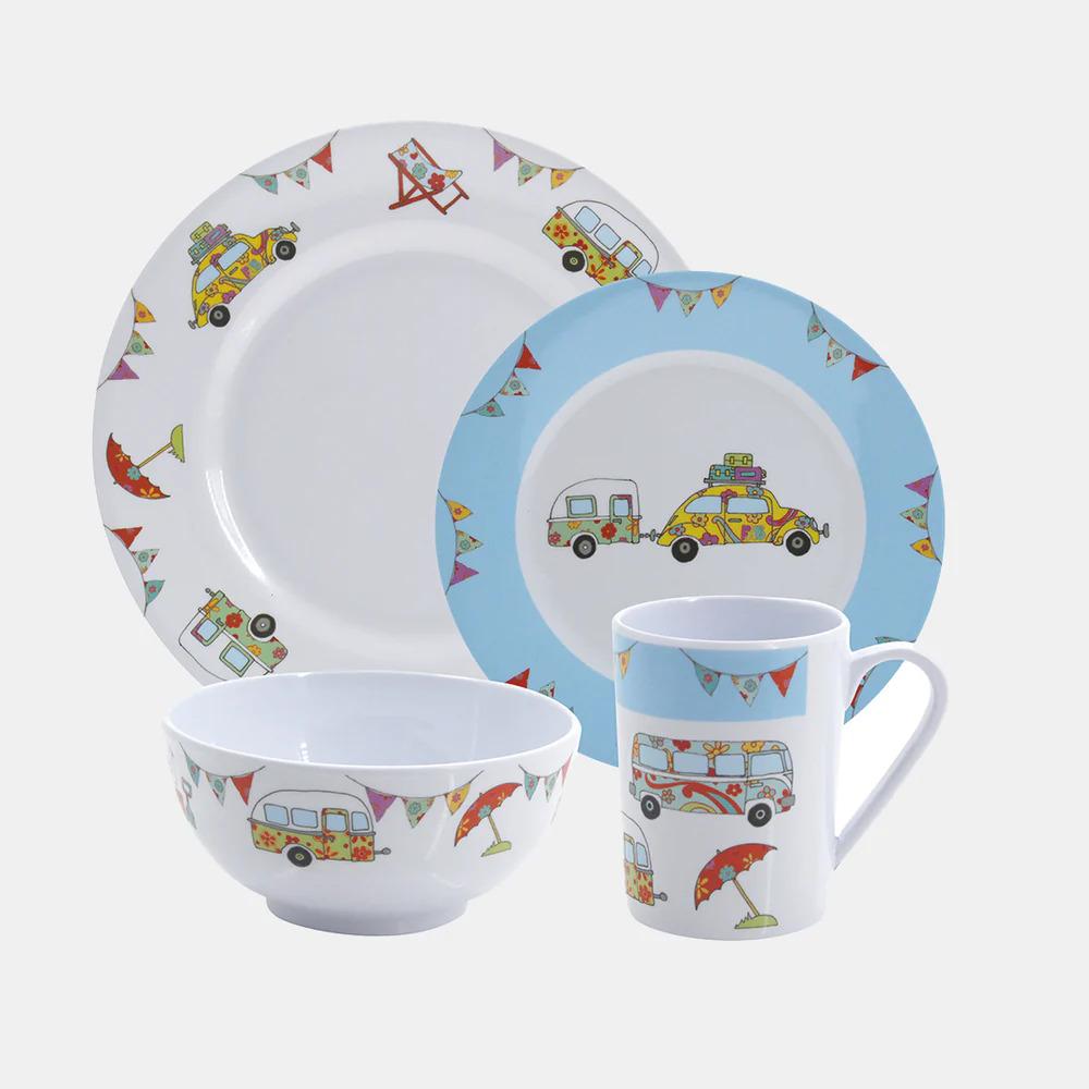 Servise Happy Holiday Melamin 5 deler