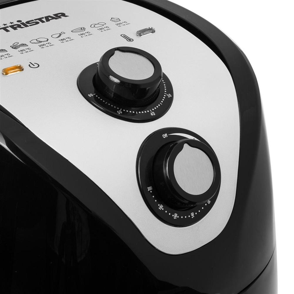 Airfryer Crispy Fryer XXL 4,5 l svart 1500w