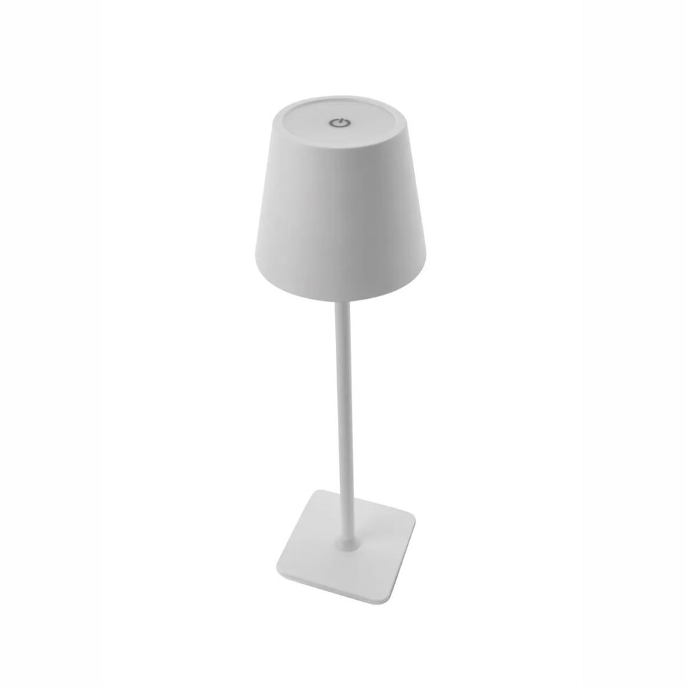 Bordlampe Stolpe Hvit
