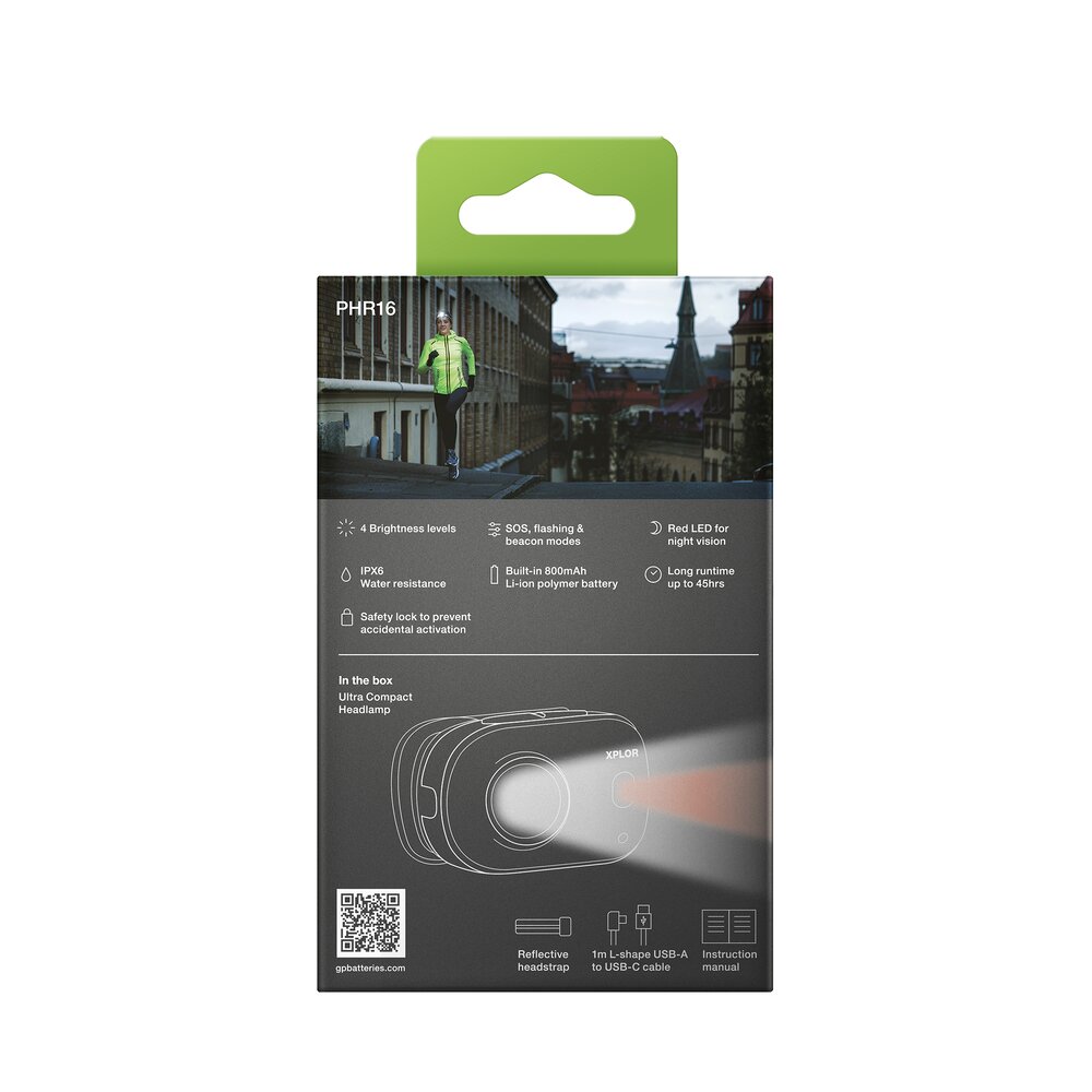 Hodelykt GP Xplor 300 lm