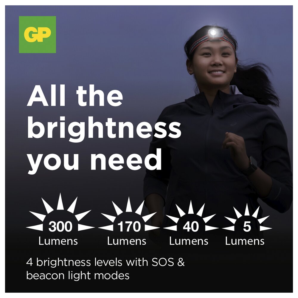 Hodelykt GP Xplor 300 lm