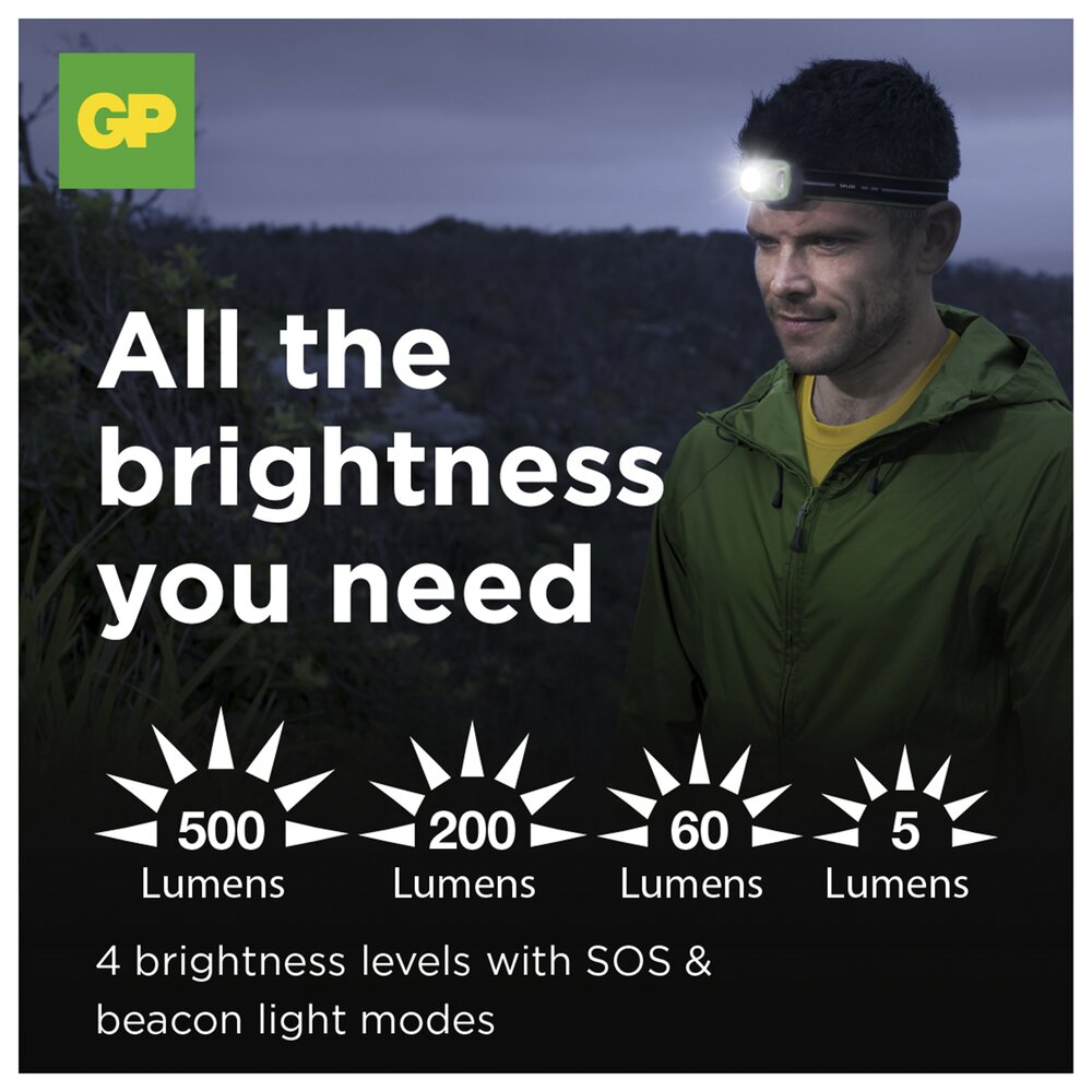 Hodelykt GP Xplor 500 lm