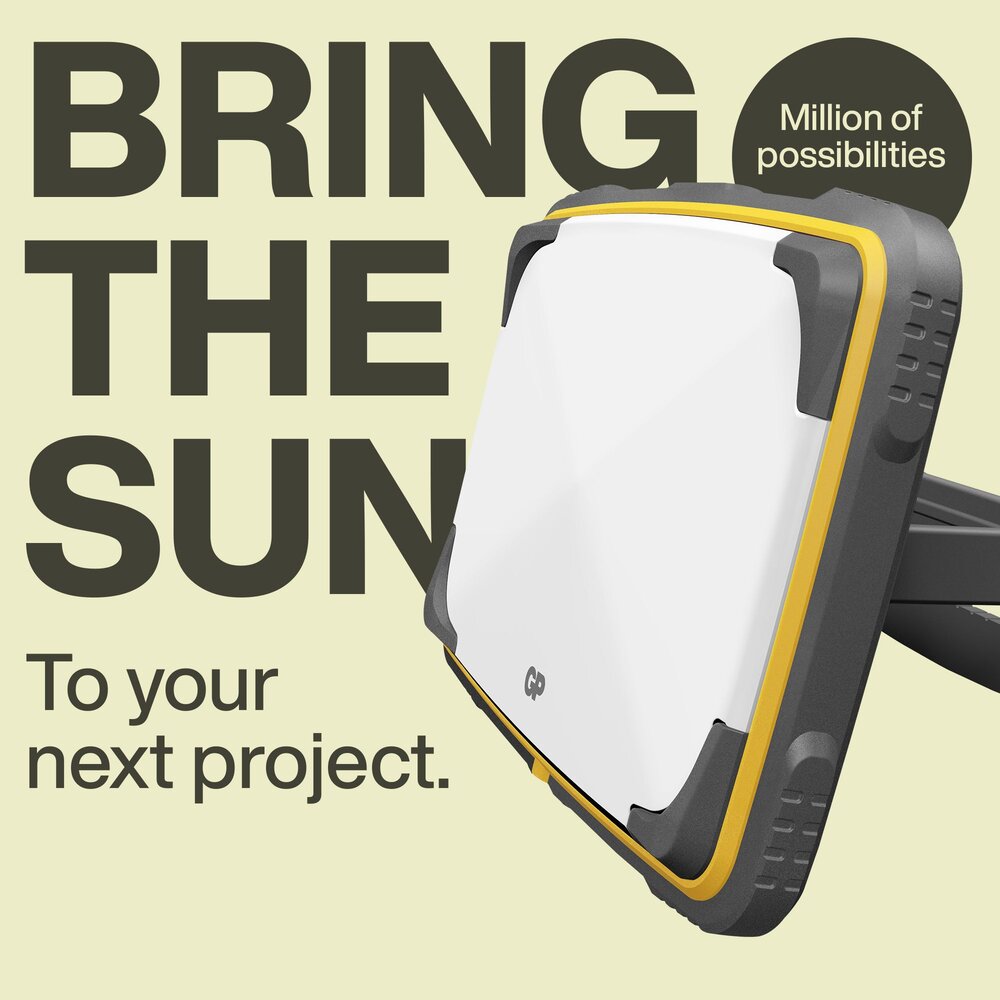 Arbeidslampe GP 1200 lm