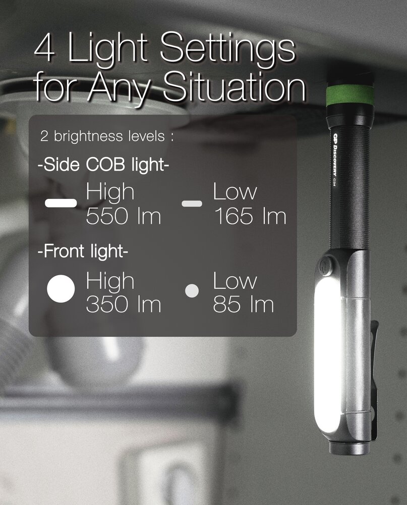 Lommelykt Discovery GP 350 lm