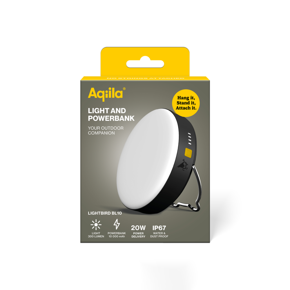 Campinglykt m/powerbank 300 lm