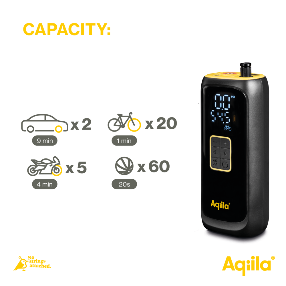 Luftpumpe C4 bærbar kompressor