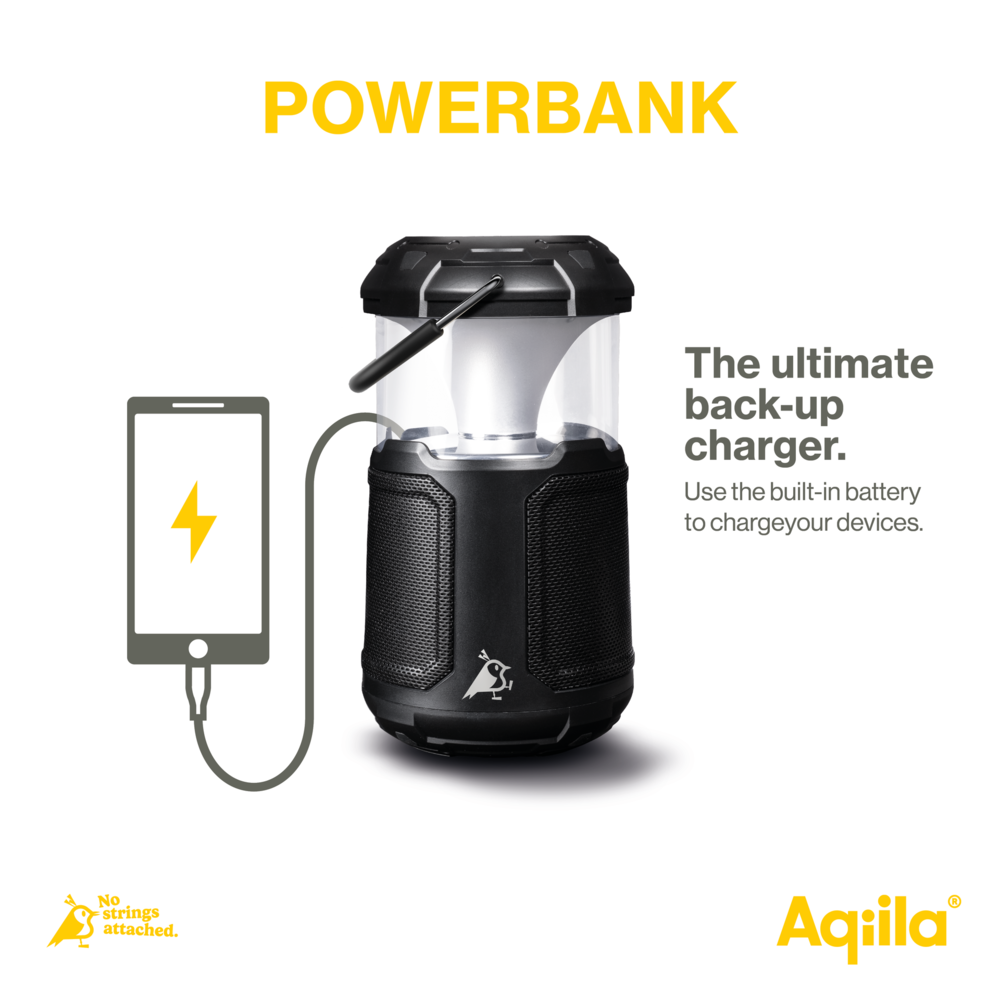 Lampe B10 dimbar m/ høyttaler