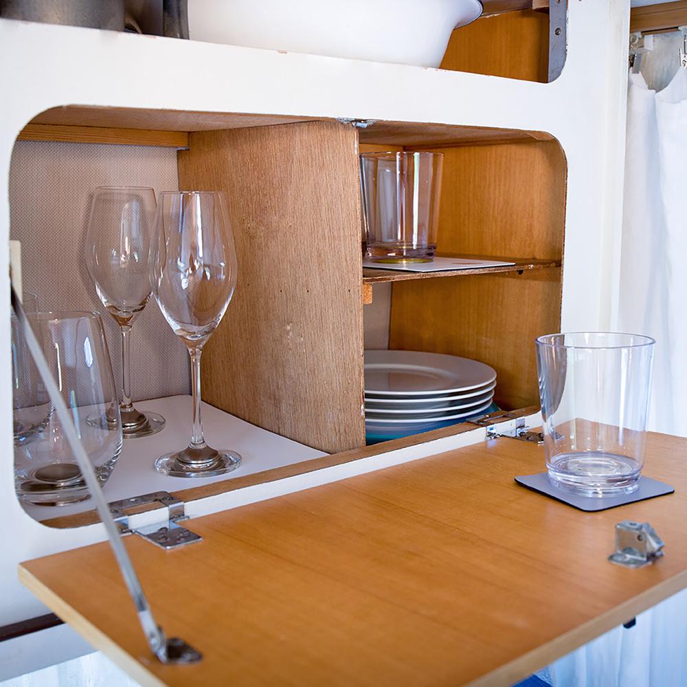 Magnetisk matte for magnetglass - Hvit 40 x 27 cm