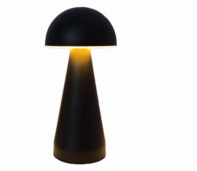 Bordlampe Sopp Led svart