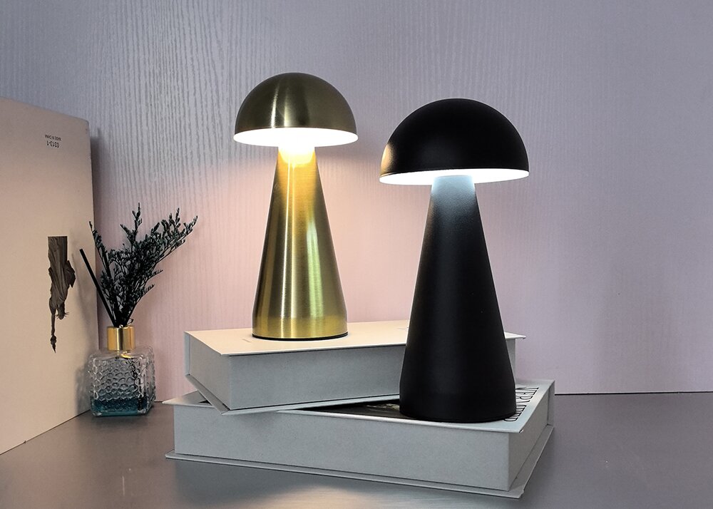 Bordlampe Sopp Led svart