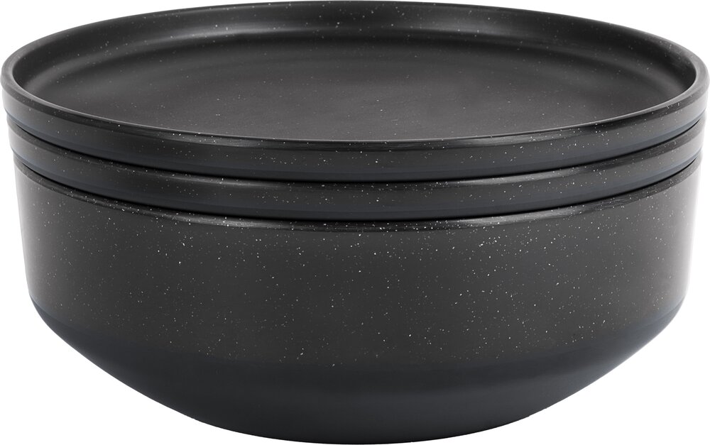 Servise Odette Dobbel Melamin 7 deler svart