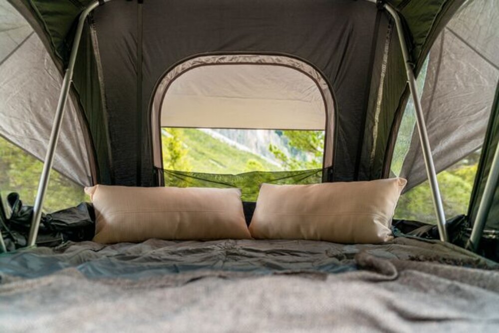 Taktelt Moonlight 180 grå/oliven grønn