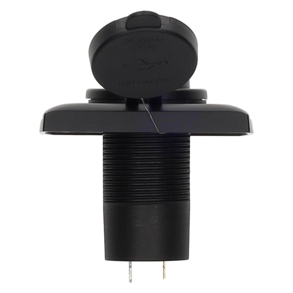 USB-C kontakt 12 V svart