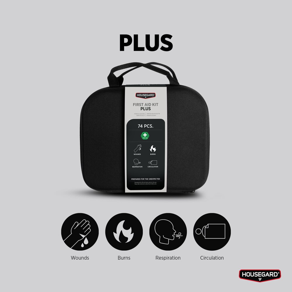 Førstehjelpsskrin Plus 74 deler