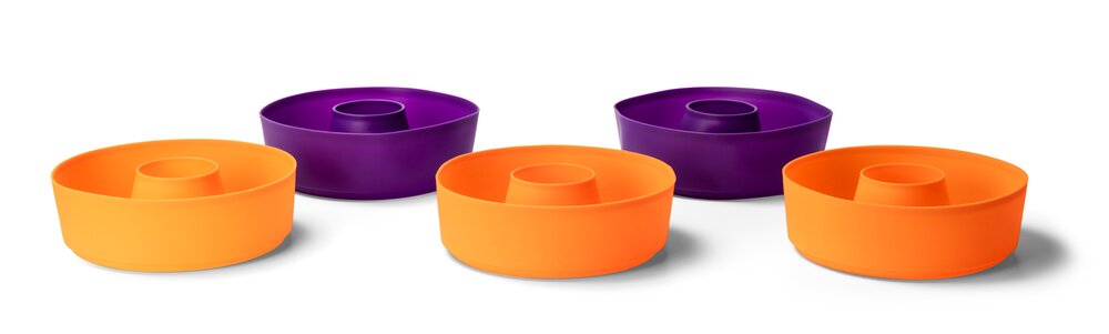 Silikonform Maxi til Omnia fritidsovn oransje
