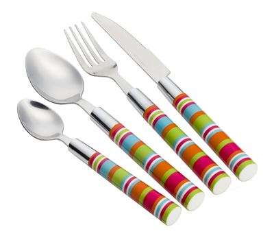 Bestikksett Stripes 16 deler