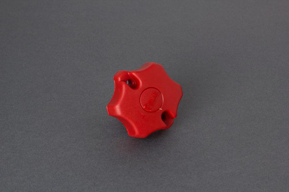 Festeskru sykkelholder rød