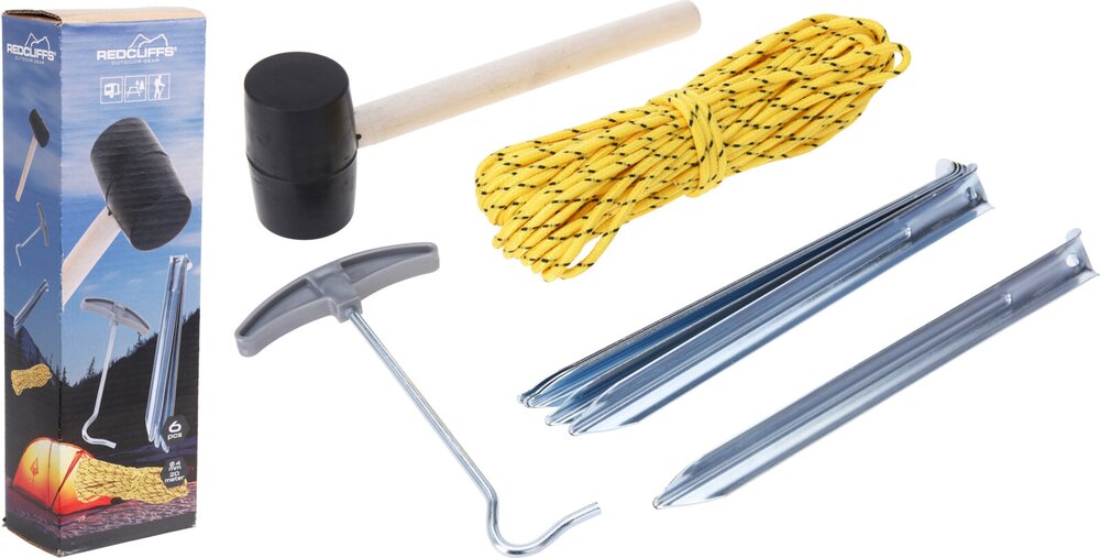 Teltpluggsett 9 deler