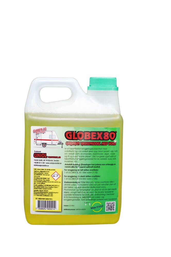 GLOBEX 80 Vaskemiddel 2,5 l m/voks