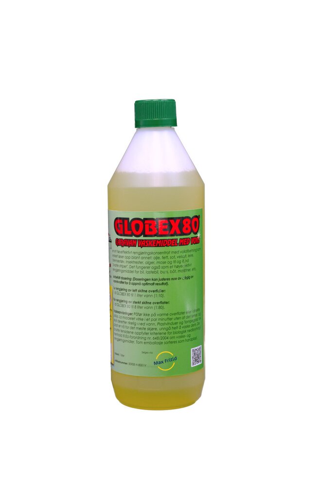 GLOBEX 80 Vaskemiddel 1 l m/voks