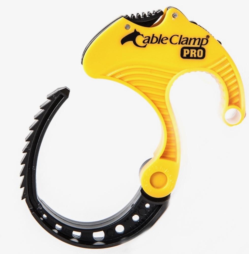 Cable Clamp Pro Medium gul &amp; sort