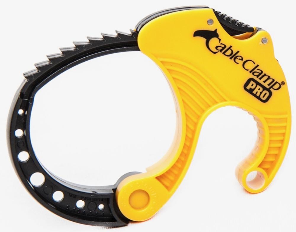 Cable Clamp Pro Medium gul &amp; sort