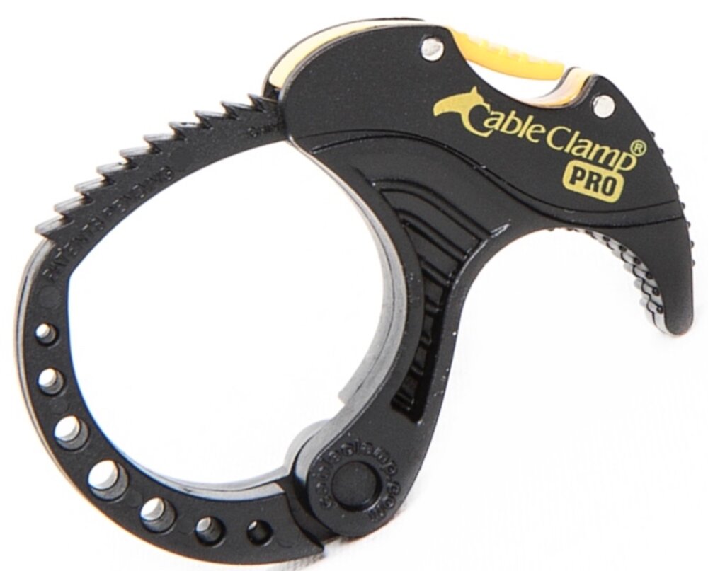 Cable Clamp Pro Small gul &amp; sort
