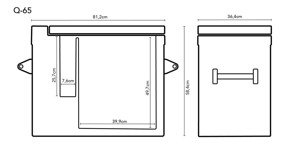 Kjøleboks Q-65 Kompressor 60 L