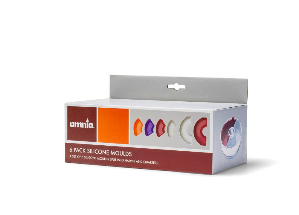 Silikonform til Omnia fritidsovn 6 deler