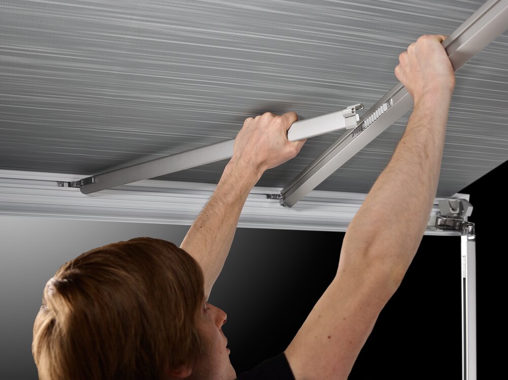 Omnistor 5200 Markise Antracite kassett 300 Mystic Grey