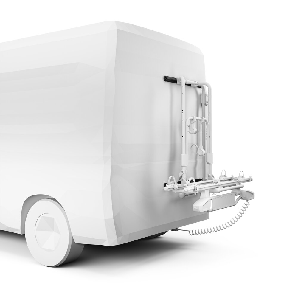 Monteringsskinne til VeloTrack sykkelstativ svart