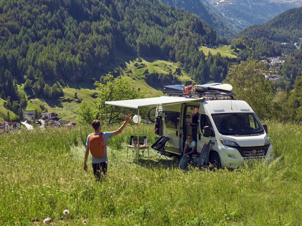 Omnistor 6300 Markise Anodised kassett 350 Mystic Grey